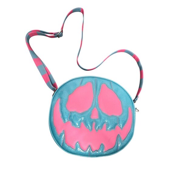Love Pain & Stitches Pumpkin Kult Double Sided Bad Company Foolish Bag Baby Blue